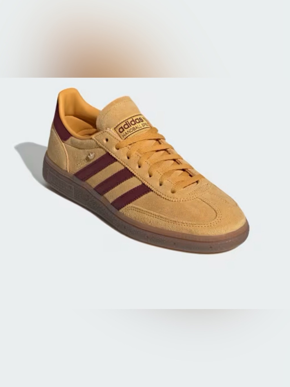 NEW NWB Adidas Handball Spezial Sneaker Yellow Shadow Red Gold 10